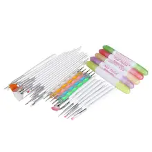 32 шт. для маникюра ногтей Дизайн Комплект рисунки Дотсом Рисование, полировка инструменты в виде кисточек-ручек и качественный