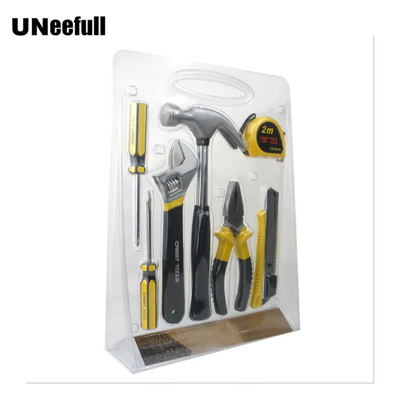 

UNeefull Household Hand Tool Set Screwdriver, Pliers, Hammer, Utility Knife, Tape Measure, Wrench Woodworking and Electrician