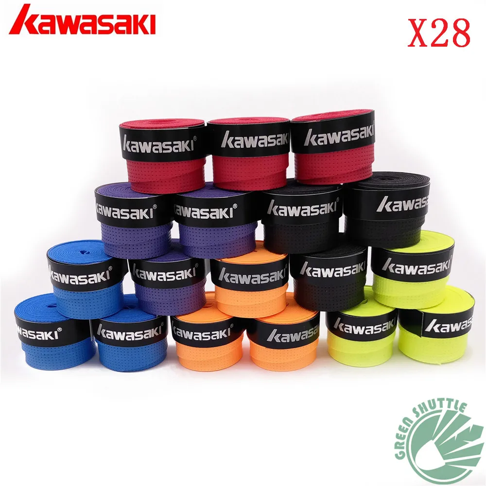 

10 pcs/lot Top Quality Kawasaki Badminton Overgrip X28 X29 Thin Type Tennis Grips Rackets Grips Hand Glue Overgrips