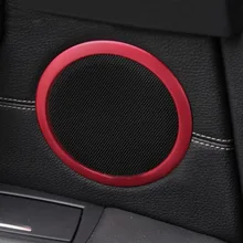 4 шт. Автомобильный Дверной динамик кольцо звук украшения громкий динамик отделка автомобиля Стайлинг для BMW E90 3 серии 320 325 2005-2012 автомобильные аксессуары