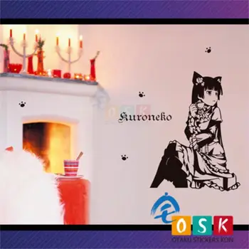 

My sister how can such a lovely black cat wall stickers five more glazed gothic Lolita loaded stickers