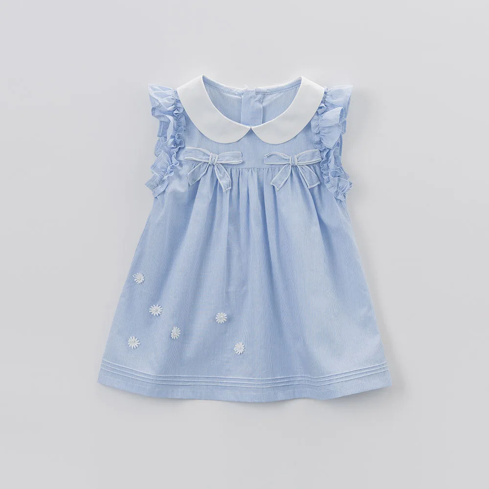 DB5057 davebella summer girls fancy dress princess baby girls boutique clothes girls cute dress smocked baby dresses