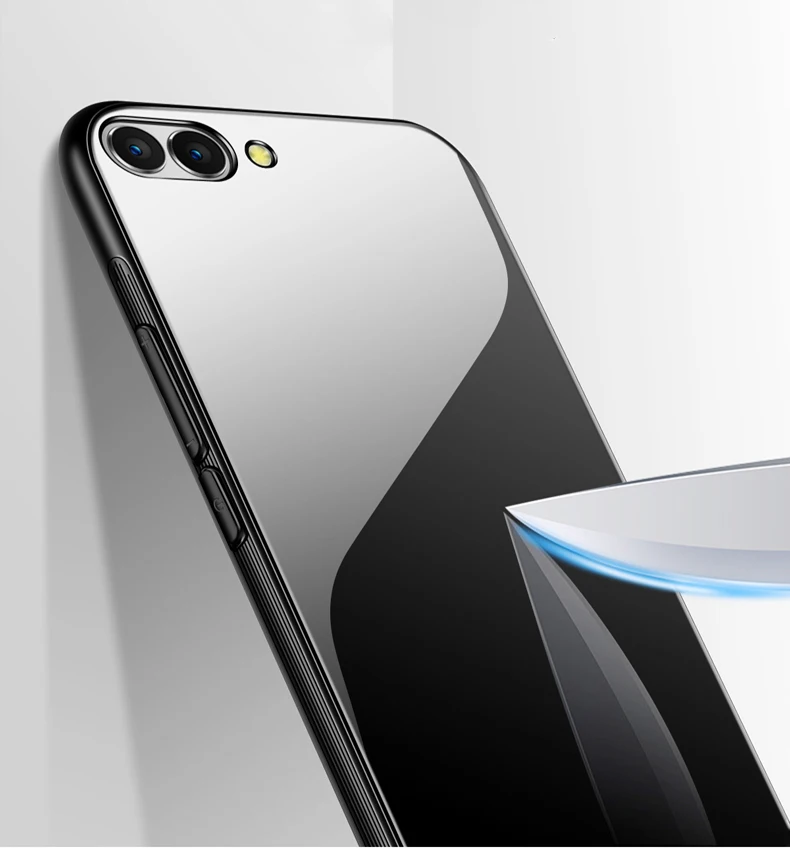Зеркальный стеклянный чехол TRISEOLY для Huawei P10 Plus P8 Lite 2017 Nova 3 3i 2s Mate 10 Pro Honor 8X 9 7C 7A Y5 Y6 Y7