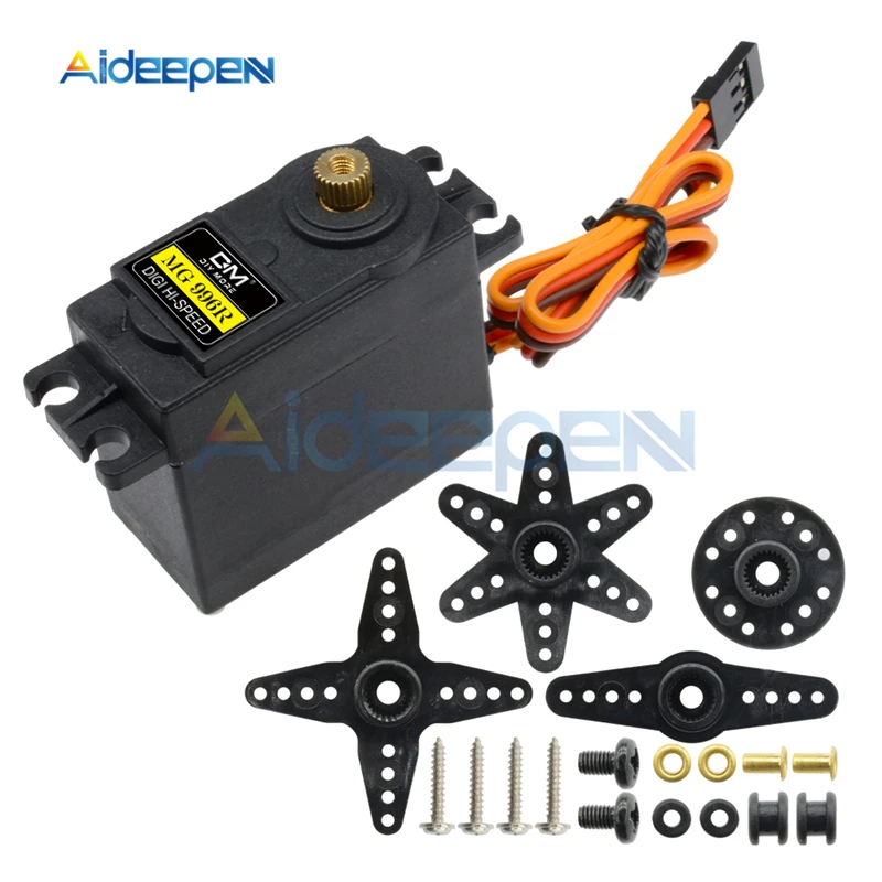 1Pcs MG996R MG996 Servo Motor Digital RC Servo Motor Metall Getriebe Motor Hohe Drehmoment Für Futaba JR Auto RC modell Hubschrauber Boa 1Pcs MG996R MG996 Servo Motor Digital RC Servo Motor Metall Getriebe Motor Hohe Drehmoment Für Futaba JR Auto RC modell Hubschrauber Boa