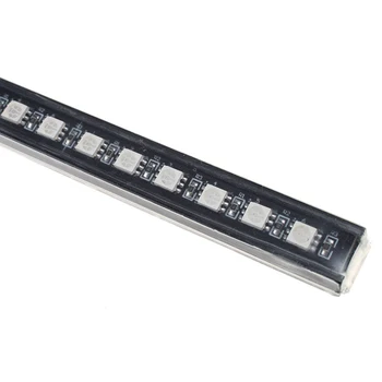 

Interior Light Strip Decoration SUV RV Trucks PVC 7 Colors Car Remote Control 22” 48 LED RGB