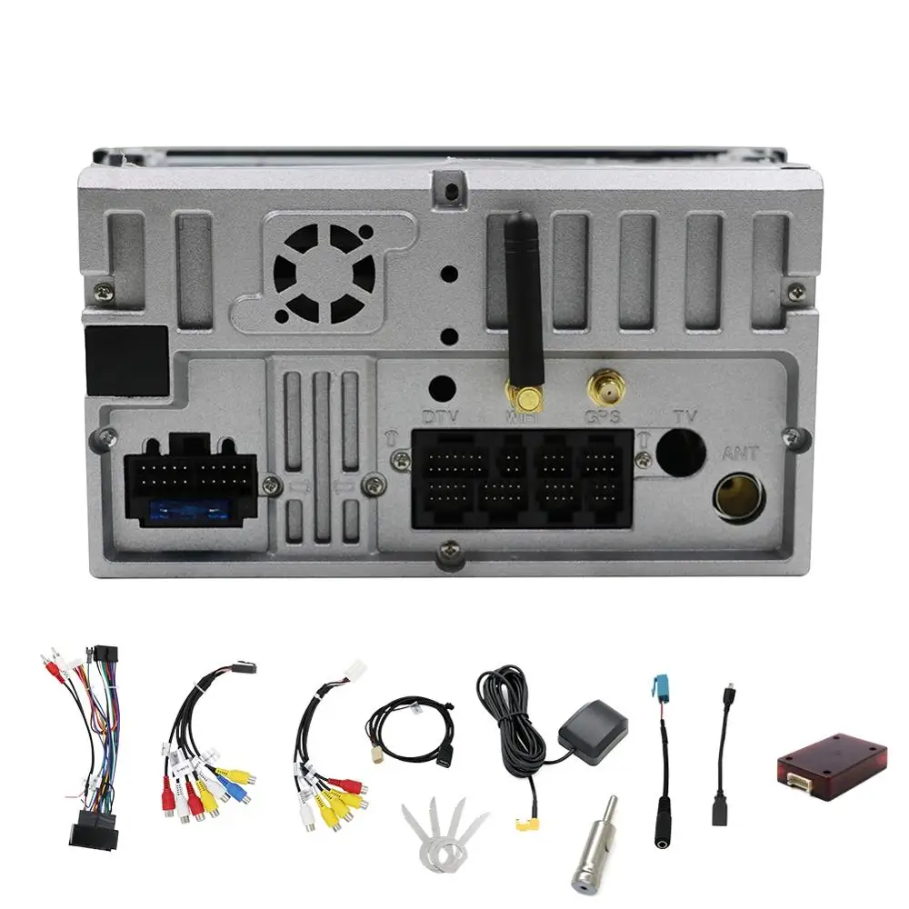 Bosion 2 DIN Автомобильный мультимедийный Радио DVD с gps Sat навигацией Wifi SWC AUX Bluetooth для