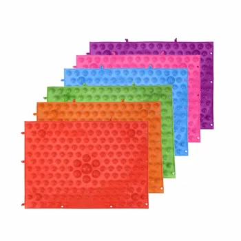 

Colorful TPE Foot Massage Mat Blood Circulation Tension Release Pad for Home Party Game