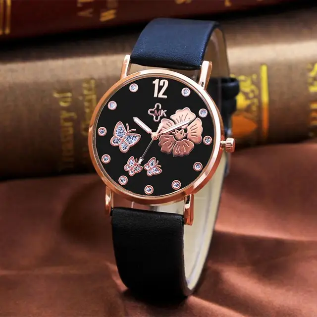 Brand Women Bracelet Watch Fashion Leather Simple Women Dress Color Strap Watche Brand Women Bracelet Watch Fashion Leather Simple Women Dress Color Strap Watche