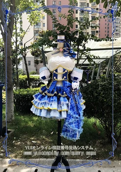 

Shiro Neko Project Magic Shooter Red and Blue Custom Size Uniforms Cosplay Costume Free Shipping