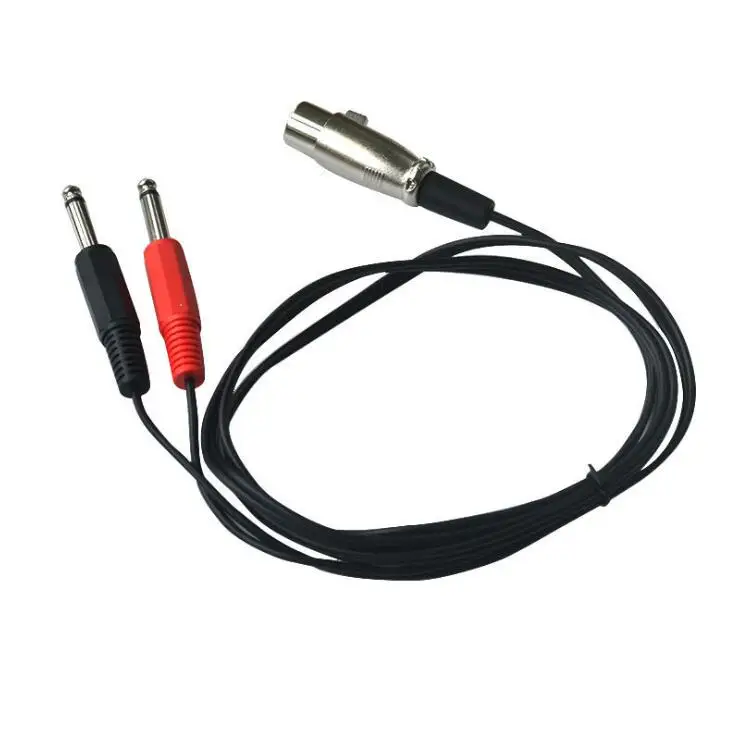 XLR 3 контактный разъем мама двойной 6 35 мм 1/4 &quotмоно штекер TRS аудио Y кабель|Кабели