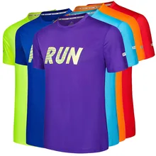 2017 Brand Design Men s Sports Short Sleeve Running T shirts Dry Fit T shirt Men