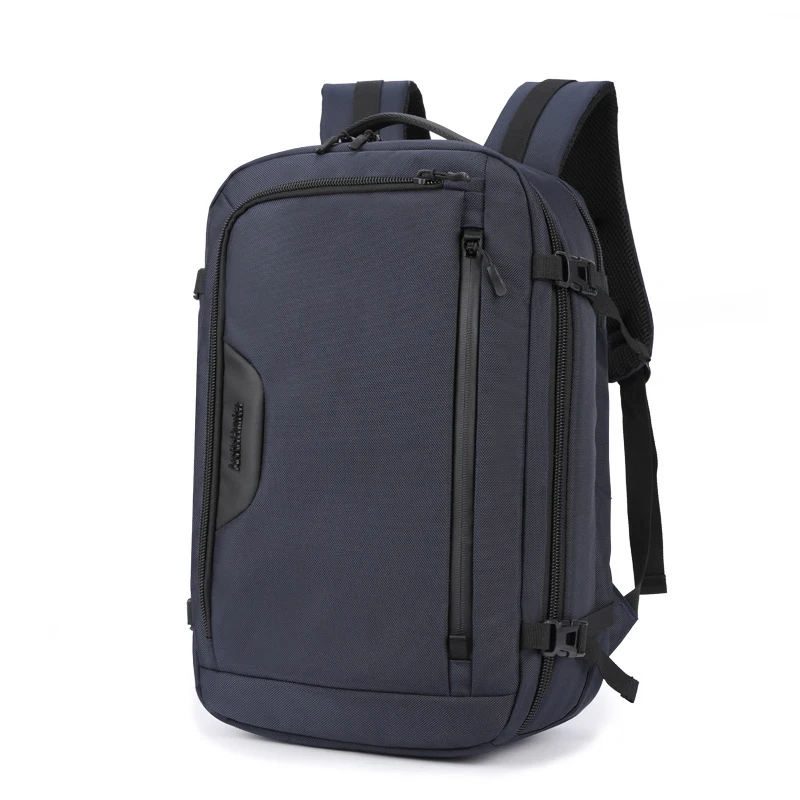 Мужской рюкзак большой вместимости 15,6 17 дюймов для ноутбука, Водонепроницаемые многофункциональные дорожные сумки, школьная сумка, мужской бизнес рюкзак для компьютера - Цвет: Blue Backpack