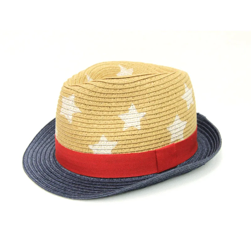 

Children'S Sun Hat Fashion Casual Five-Pointed Star Sun Hat Simple Art Retro Hat Summer Breathable Hat Free Shipping Sale