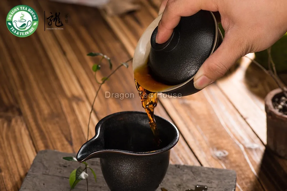 Черный дзен Керамический Китайский Gongfu Чай Lided чашка Gaiwan пивоваренный чай чашка 100 мл 3,4 унций