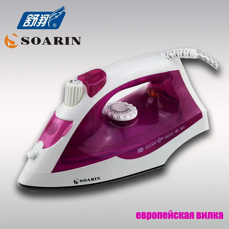  SOARIN Teflon Non-stick Baseplate Electric Iron Steam Iron Travel Iron Mini Ferro Da Stiro A Vapore