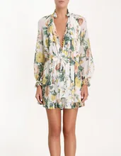 SE 19 Years Summer Flower Printing V Buckle Patchwork High Waist Sleeve Short Wide Pants Oodji Boho Broeken Woman SE 19 Years Summer Flower Printing V Buckle Patchwork High Waist Sleeve Short Wide Pants Oodji Boho Broeken Woman