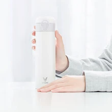 1 Mi Mijia VIOMI термос, чашки из нержавеющей стали, вакуумная колба 24 часа, «Умная» бутылка для воды, термос с одной рукой на 460 мл