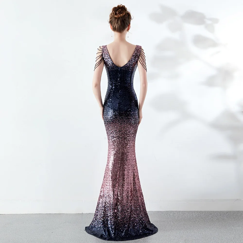 Summer Dress Party long crystal diamond rhinestone dress sexy slim women party dress annual meeting host party club wear (26)
