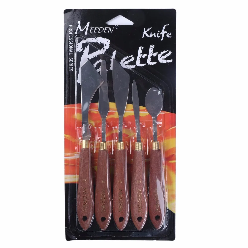 MEEDEN Шпатель Мастихином Картина Смешивание Скребок Set#11#24#25#26#30