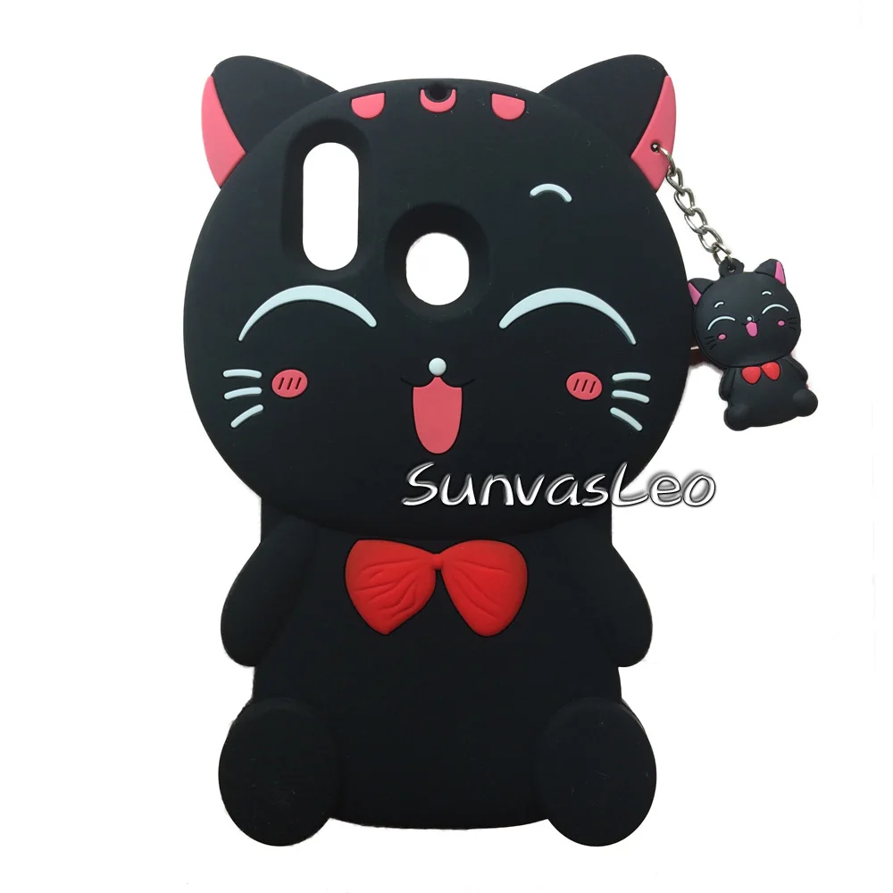 For Huawei Nova 3i 3D Soft Silicone Case Cartoon Animal Cell Phone Back Cover Shell Skin Original Cases For Huawei P Smart+ Plus