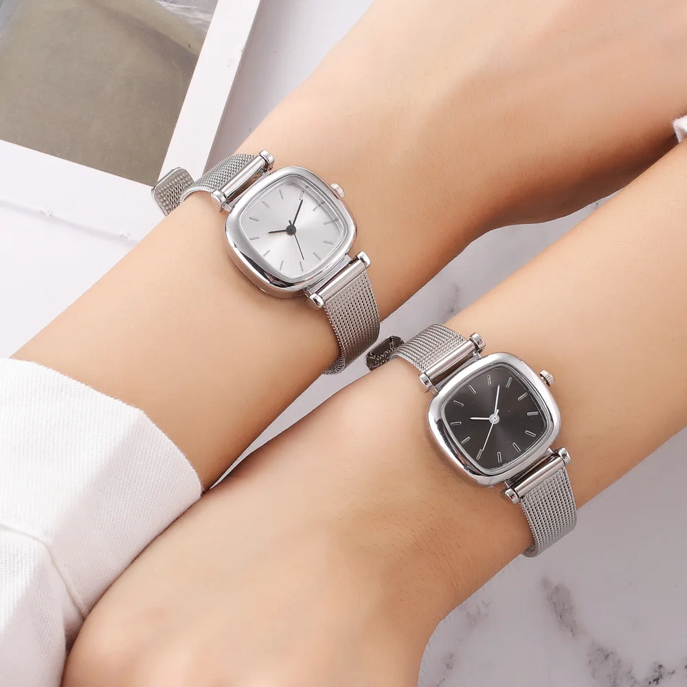 

New Luxury women's quartz watches top brand small dial female watch stainless steel mesh strap ladies wrist watch reloj mujer