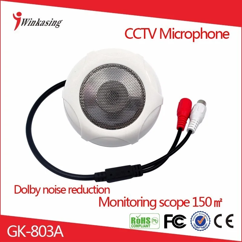 

China Factory High Sensitivity And Quality Audio CCTV Microphone Up To 1000m Sound Monitor For Camera