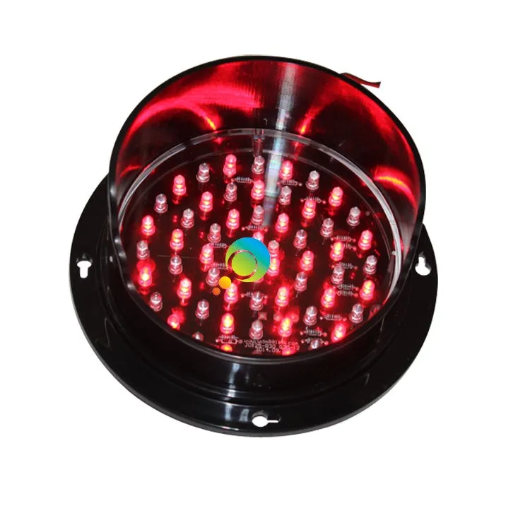 Vermelho do Tráfego da Lâmpada 125mm do Sinal do Diodo Emissor de Luz de Dc24v Núcleo Conduzido Mini 5 traffic light