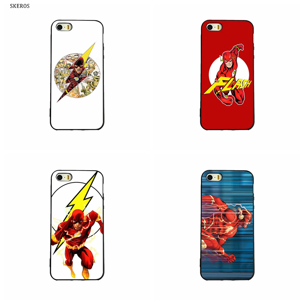 SKEROS comics флэш-Супергерой 3 имиджевый для Apple Iphone X 5 5S Se 6 S 7 8 и плюс # ta142 |