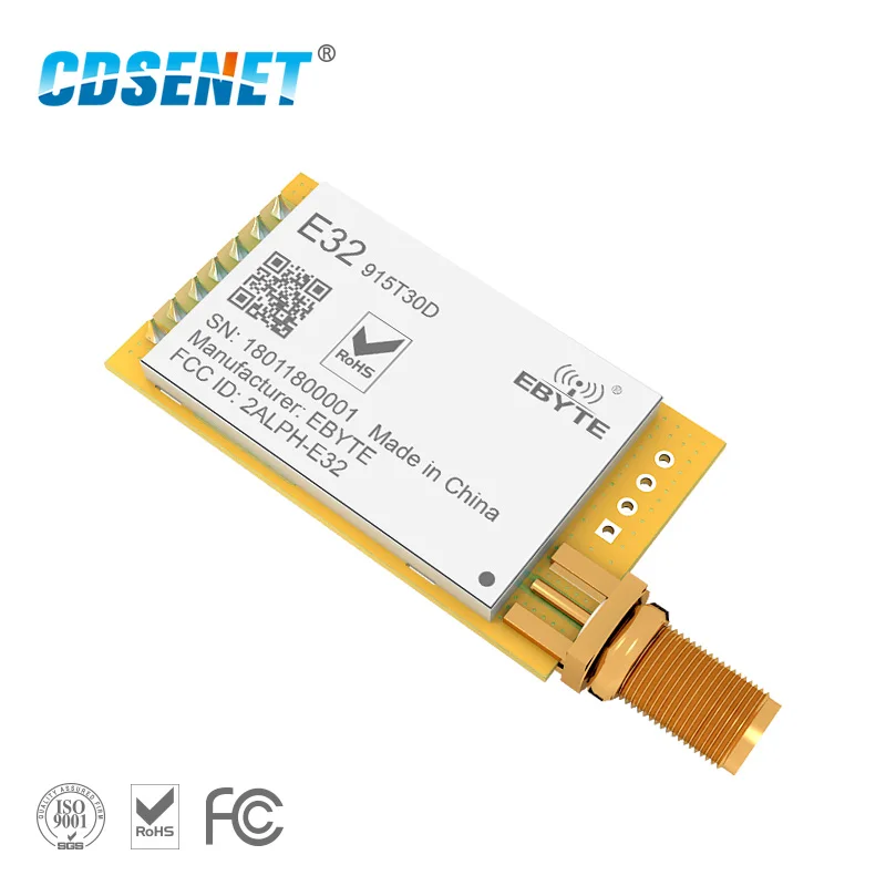 LoRa SX1278 SX1276 915 МГц радиочастотный модуль дальний радиус действия 1 Вт беспроводной