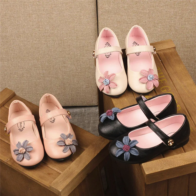 Sandals 2019 summer new Summer Children Kid Girls Solid Floral Sandals Princess Casual Shoes modis #4M13 (2)