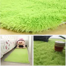 Пушистые коврики, противоскользящие лохматые коврики для столовой, коврики для пола, зеленые лохматые коврики, ворсистые коврики APJ PML