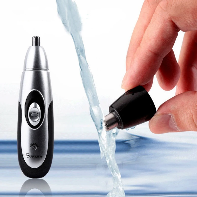 Горячее предложение! Surker Sk-702 2 в 1 электробритва для удаления волос в носу триммер/инструмент для обрезки углов перезаряжаемый триммер для мытья тела Eu Plug