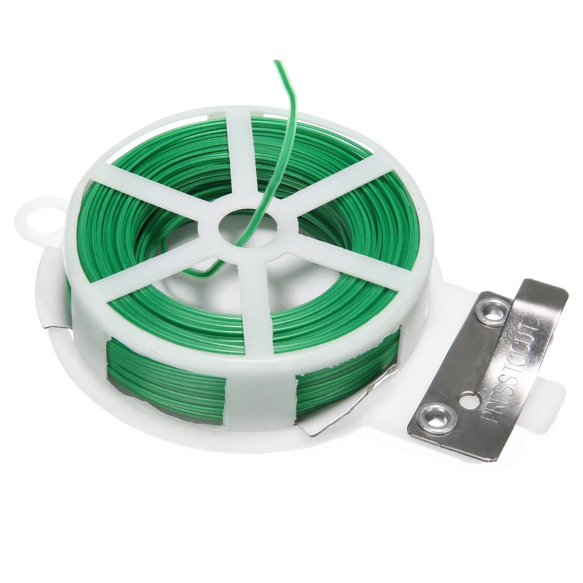 Mayitir Portable Roll Wire Twist Wire Metal Cable Ties Reusable Garden Cable Ties 30M