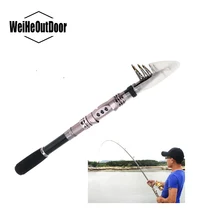 2 7 Meter Carbon Fiber Telescopic Fishing Rod Hard Ultra Light Fishing Pole with Stainless Steel