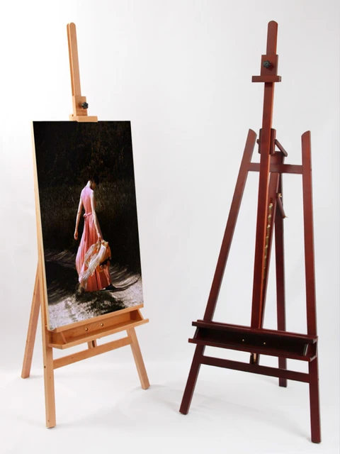 Painting Easel Caballete De Pintura Portable Folding Artist Oil Paint Easel  Stand Men's Wood Easel For Painting Art Supplies - Easels - AliExpress