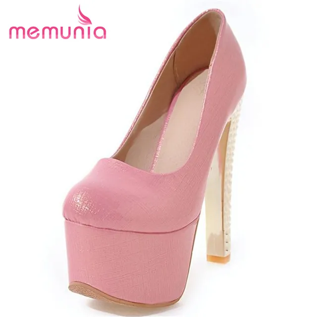 MEMUNIA Ultra alti tacchi 16 cm scarpe singolo superficiale della MEMUNIA Ultra alti tacchi 16 singolo cm scarpe singolo 16 superficiale della 26a705