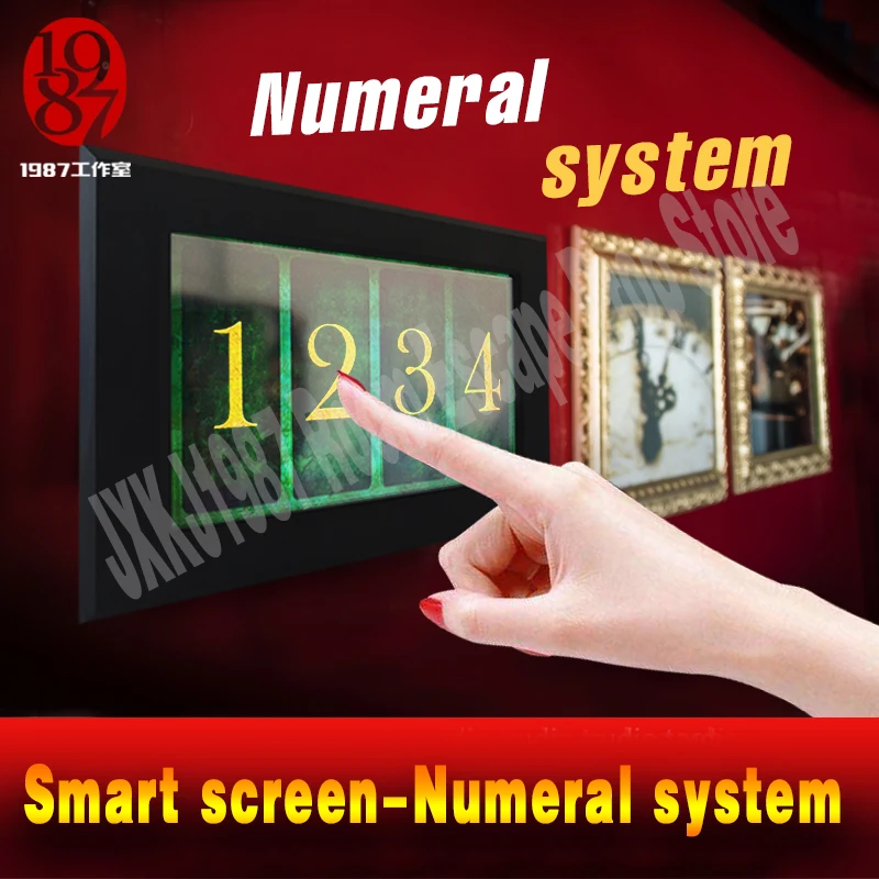 Номер escape prop smart screen numeral system touch digital number JXKJ1987 игра Настройка номера passwpord для