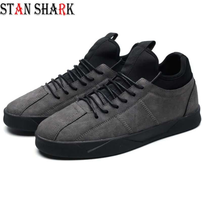 

Spring Summer Men's Casual Shoes Chaussure Homme Korean Breathable Men's Leather Casual Sneaker Shoes Men Soft Leather Flats Top