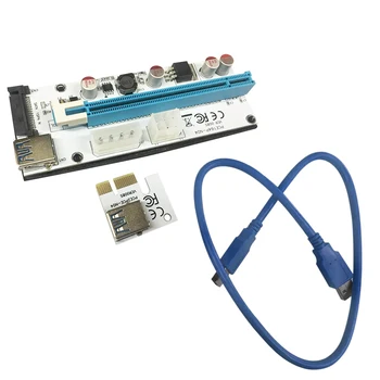 

PCI-E 1X to 16X Video Line Transfer Wiring of the Miner's Card Mining Board for graphics card bitcoin bitman miner wholesale