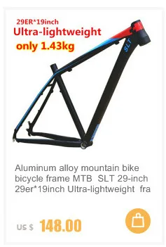 Cheap LUTU Full Suspension Aluminium frame Alloy MTB Mountain DH Cycling Bicycle Frame 26/27.5er*17inch  Downhill Bicycle Part 2