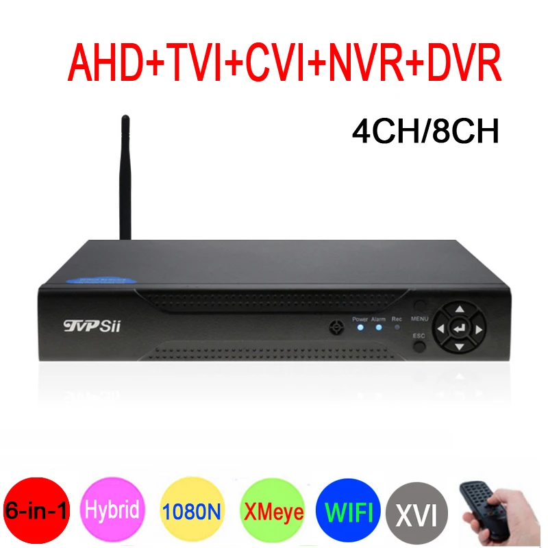 

1080P/960P/720P/960H CCTV Camera XMeye Hi3520D 1080N 4CH/8CH 6 in 1 Wifi Hybrid Coaxial XVI NVR CVI TVi AHD DVR Free Shipping