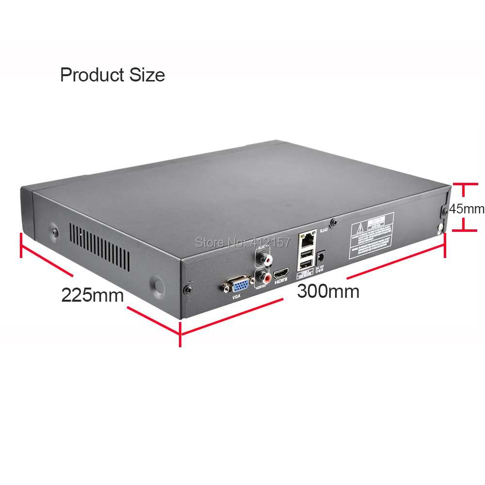  CCTV Security HD IP 1080P 4MP 5MP H.265 32CH NVR 4K 2 SATA Port 3G WIFI Surveillance IP Network Vid - 32837529308