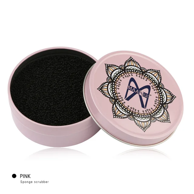 Best Price 1pc 8cm Portable Aluminum Makeup Brush Cleaning Box Powder Blush Cosmetic Make Up Brush Cleaner Clean Tool 