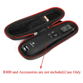 

For Logitech Wireless Professional Presenter R800 Travel Hard EVA Protective Case Carrying Cover Bag Compact sizes( Case only )