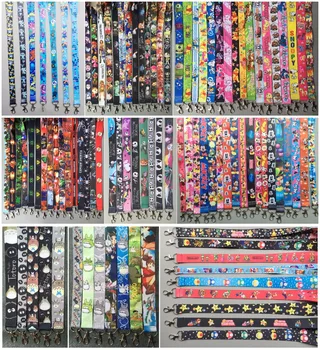 

1000Pcs mickey minnie color Mixed Popular cartoon Neck Straps Lanyards Mobile Phone,ID Card,Key chain kids party gifts a-01