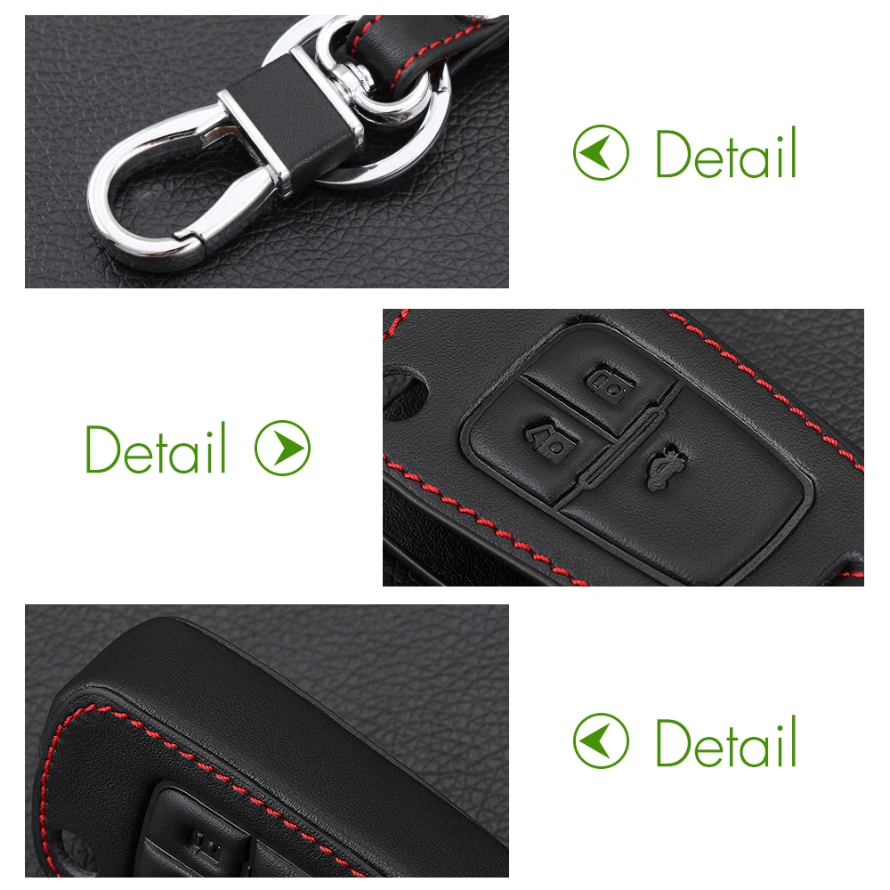 2/3 кожаный флип-чехол для ключей на кнопках для Chevrolet Cruze Aveo Buick Vauxhall, Opel Insignia Astra J Zafira C дистанционным управлением чехол для автомобиля