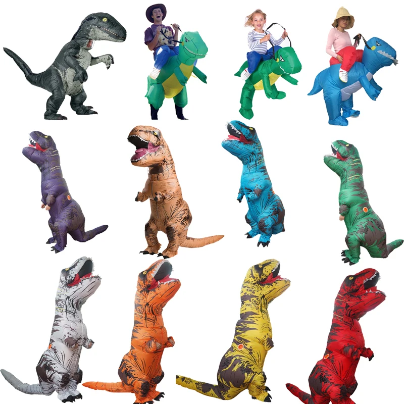 Purim Inflatable t rex Costume Adult Halloween Party Hot Sale Inflatable Dinosaur Cosplay Inflatable Full Body Fancy Dress Purim Inflatable t rex Costume Adult Halloween Party Hot Sale Inflatable Dinosaur Cosplay Inflatable Full Body Fancy Dress