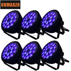 6 шт./лот 18*12 Вт RGBW 4IN1 led этап номинальной свет Высокая яркость led par 64 свет par может свет этапа на продажу