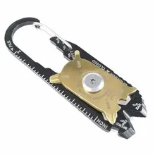 EDC Многоцелевой мини гаджет fixr Многофункциональный карабин multi tool ключ карманные выжить правда утилита кольцо лагерь поход открытый