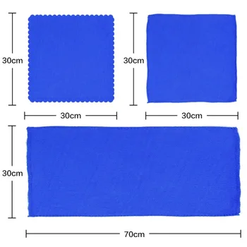 

10Pcs/set Car Wash Microfiber Towel Car Cleaning Drying Soft Cloths Absorbent Quick Large Size Dry Multi-use Tools 30*30 30*70